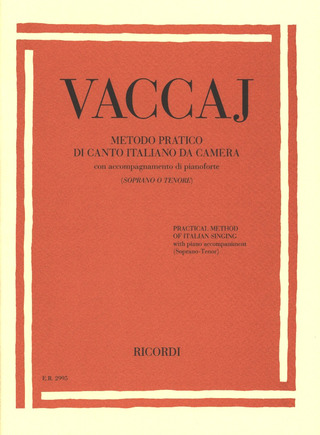 Nicola Vaccai: Practical method of Italian singing