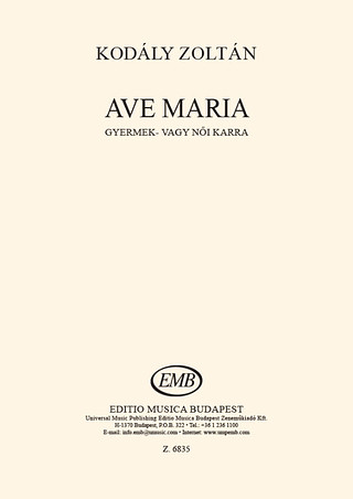 Zoltán Kodály - Ave Maria