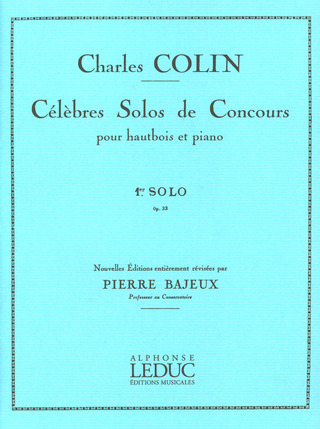 Celebres Solos De Concours N01 Op33