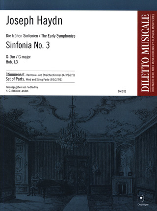 Joseph Haydn: Sinfonia Nr. 3 G-Dur Hob. I:3