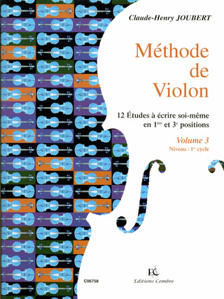 Claude-Henry Joubert - Méthode de violon Vol.3 : 12 études à écrire soi