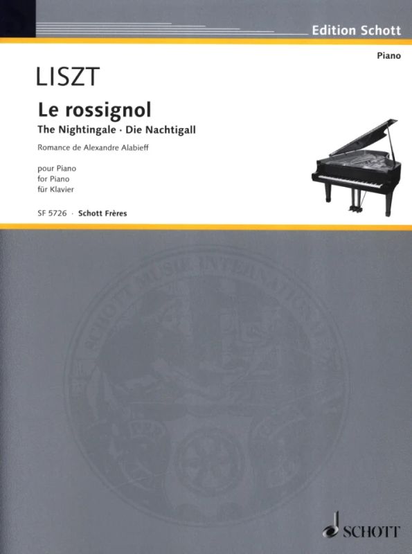 Le Rossignol Piano Liszt