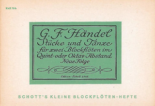 Georg Friedrich Haendel - Pieces & Dances
