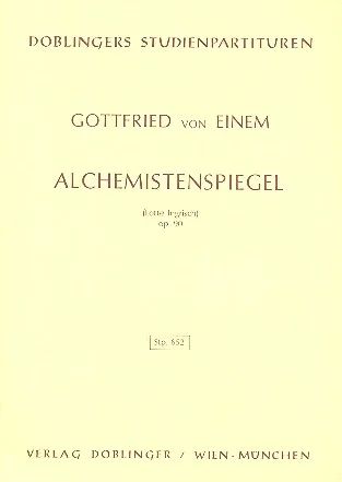 Gottfried von Einem - Alchemistenspiegel op. 90