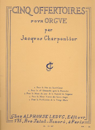 Jacques Charpentier - 5 Offertoires