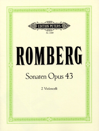 Bernhard Romberg: Sonaten op. 43/1-3
