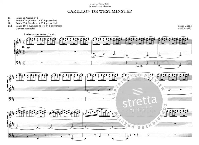 Louis Vierne - Carillon De Westminster (Aus Pieces De Fantaisie Op 54) (1)