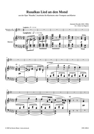 Antonín Dvořák - Rusalkas Lied an den Mond
