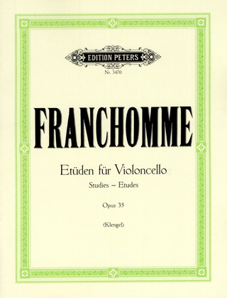 Franchomme, Auguste - 12 Etüden op. 35