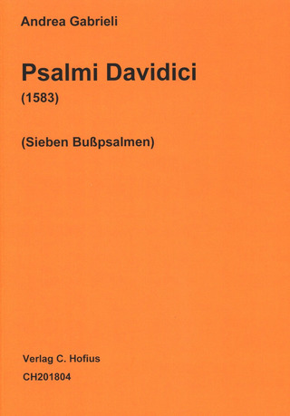Andrea Gabrieli: Psalmi Davidici