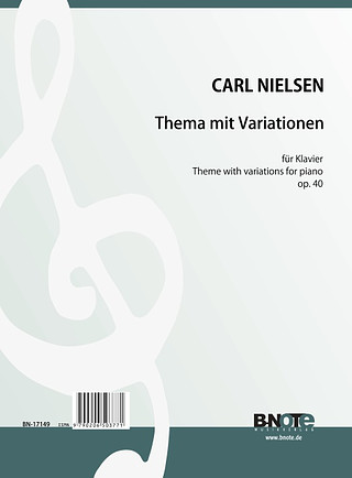 Carl Nielsen - Thema mit Variationen für Klavier op.40