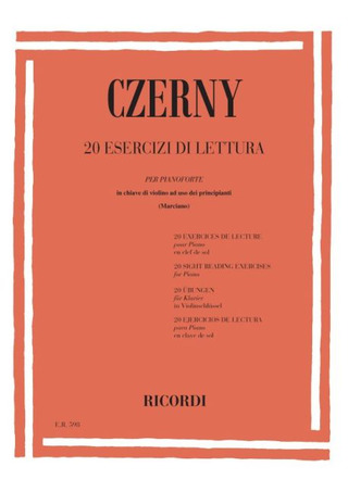 Carl Czerny - 20 Esercizi Di Lettura