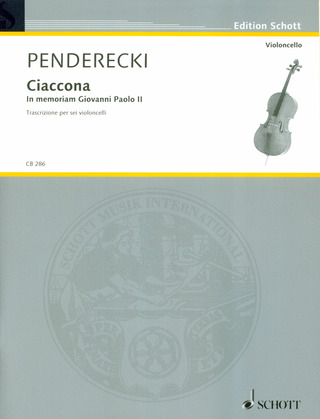 Krzysztof Penderecki - Ciaccona - In memoriam Giovanni Paolo II
