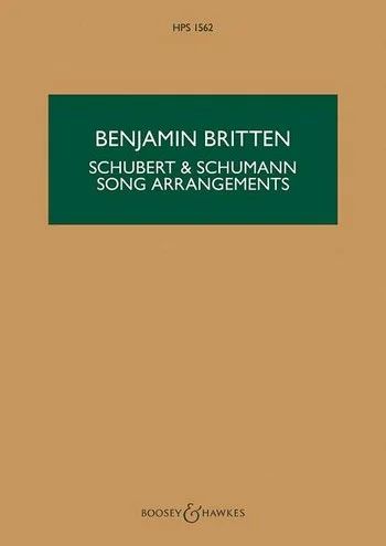 Franz Schubert et al.: Schubert & Schumann Song Arrangements