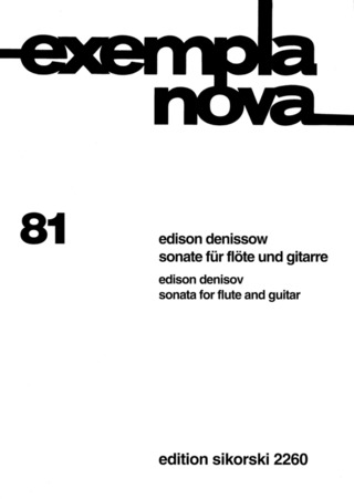 Edisson Denissow - Sonate für Flöte und Gitarre