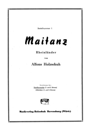 Alfons Holzschuh - Maitanz, Rheinländer