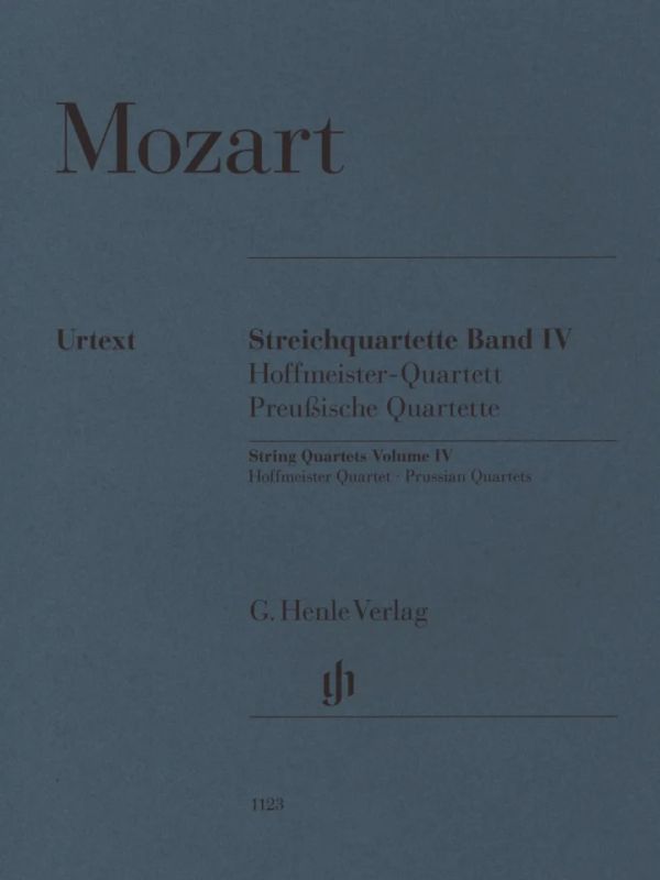 Wolfgang Amadeus Mozart - Streichquartette 4