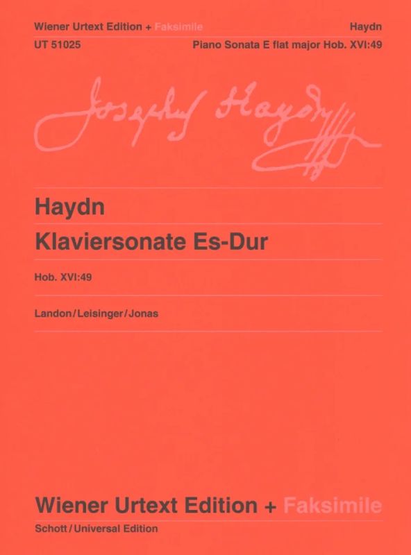 Joseph Haydn - Piano Sonata Eb Major Hob. XVI:49