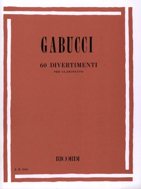 Agostino Gabucci - 60 Divertimenti