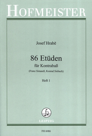 Hrabe Josef - 86 Etüden, Heft 1