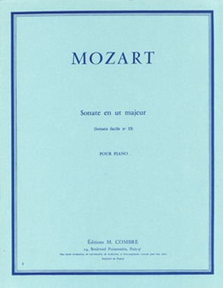 Wolfgang Amadeus Mozart - Sonate facile n°15 en ut maj. KV545