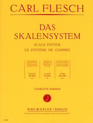 Carl Flesch: Scale System