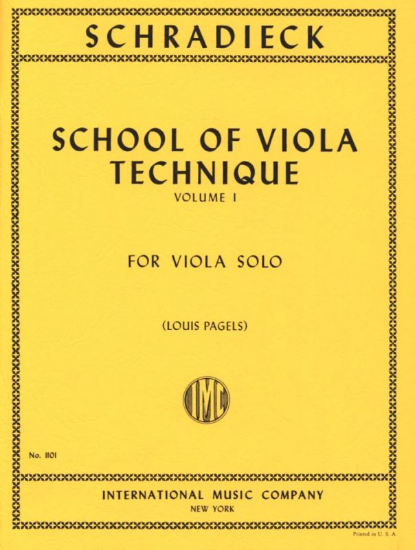 Henry Schradieck - School of Viola Technique 1