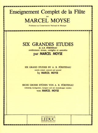 Marcel Moyse: 6 Grandes Etudes