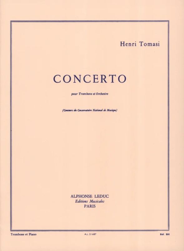 Henri Tomasi - Concerto For Trombone And Orchestra