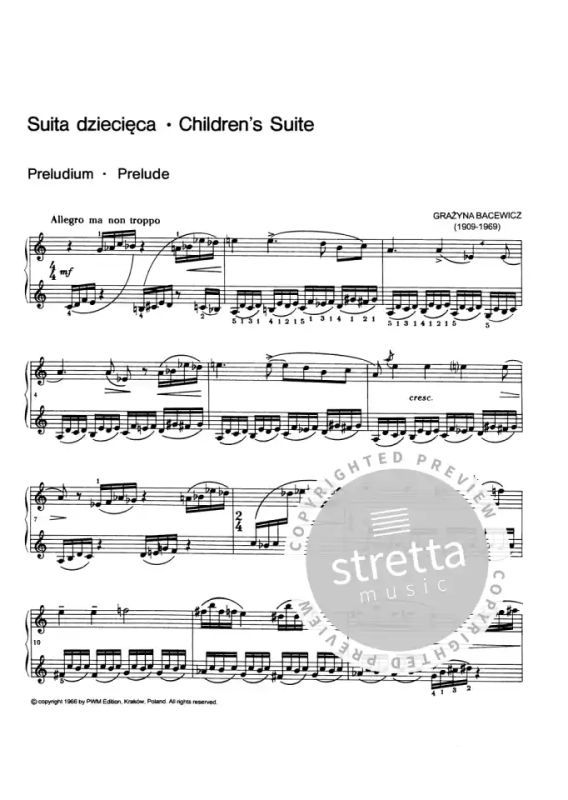 Grażyna Bacewicz - Children's Suite (1)