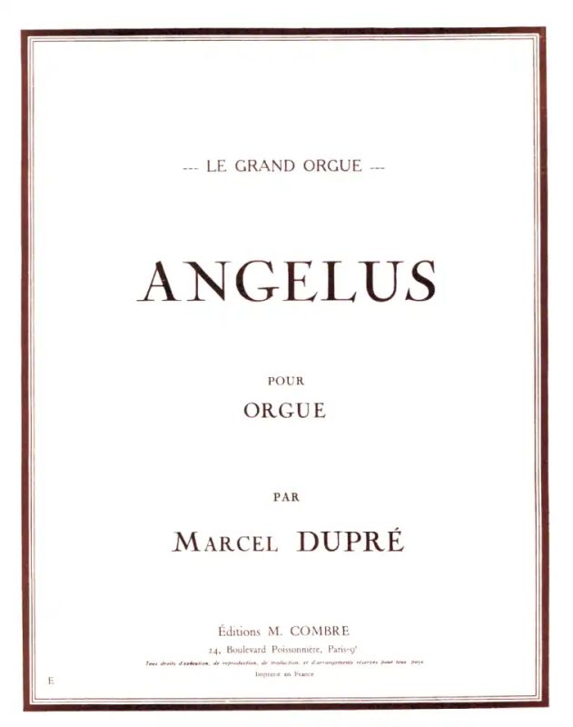Marcel Dupré - Angélus Op.34 n°2
