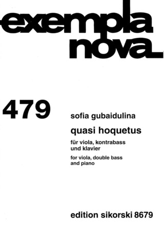 Sofia Gubaidulina - Quasi Hoquetus für Viola, Kontrabass und Klavier (1985/2009)