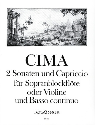 Cima Giovanni Paolo + Cima Andrea - 2 Sonaten + Capriccio