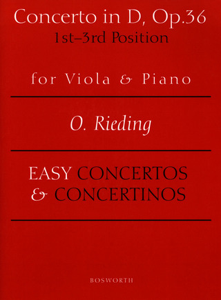 Oskar Rieding: Concerto in D op. 36