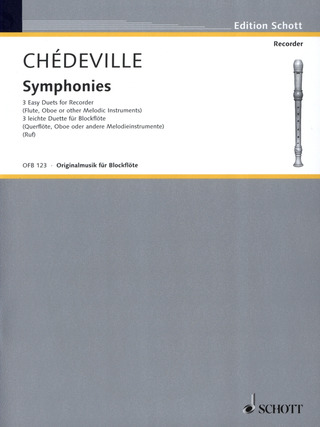 Esprit Philippe Chédeville - Symphonies