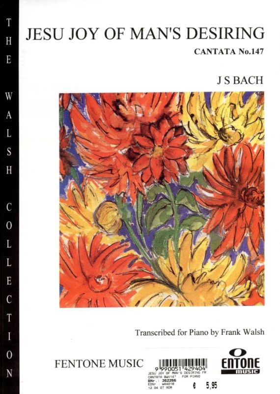 Johann Sebastian Bach - Jesu Joy Of Mans Desiring - Piano Solo