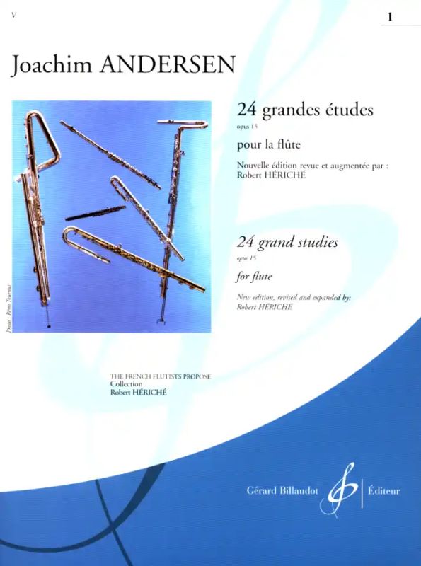 Joachim Andersen - 24 Grandes Etudes Opus 15 Volume 1