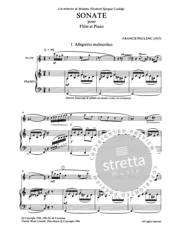 Francis Poulenc: Sonata (1)