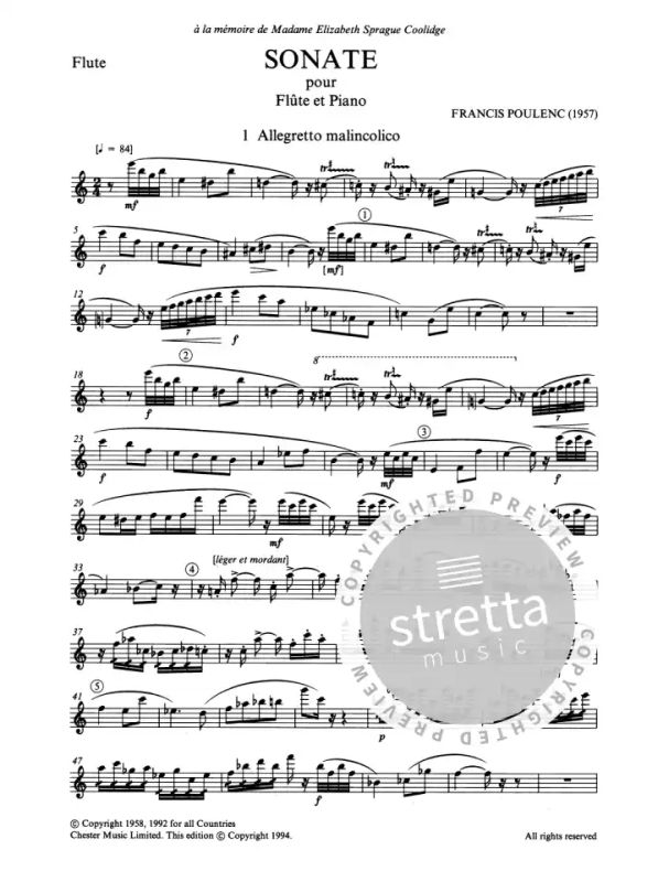 Francis Poulenc: Sonata (3)