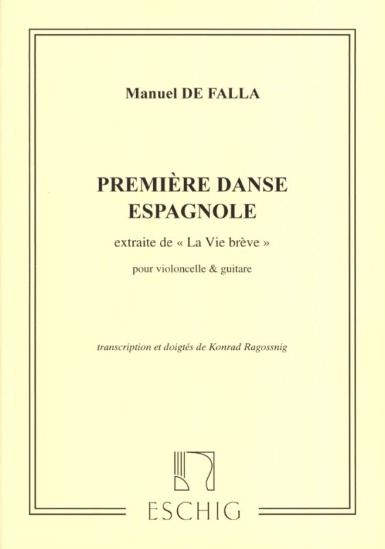 Première danse espagnole