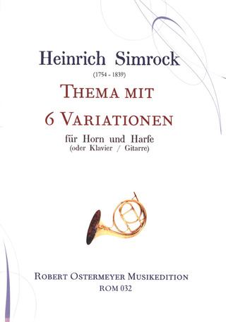Heinrich Simrock - Thema mit 6 Variationen