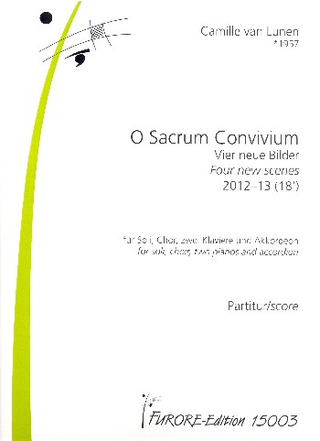 Camille van Lunen - O Sacrum Convivium