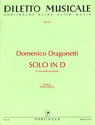 Domenico Dragonetti: Solo in D