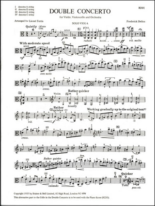 Frederick Delius - Double Concerto