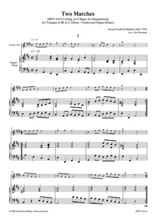 Georg Friedrich Händel - Two Marches