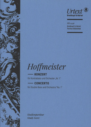 Franz Anton Hoffmeister: Double Bass Concerto "no. 1" (with Violin obbligato)