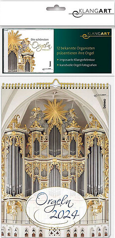 Kalender: Die schönsten Orgeln 2024