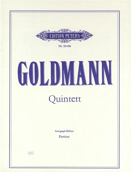 Friedrich Goldmann - Quintett für vier Bläser und Klavier (1984/86)