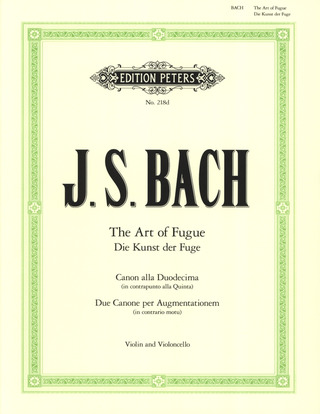 Johann Sebastian Bach: Die Kunst der Fuge - Contrapunctus 17 und 14 d-Moll BWV 1080/17+14