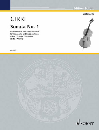 Giovanni Battista Cirri - Sonata No. 1 C Major